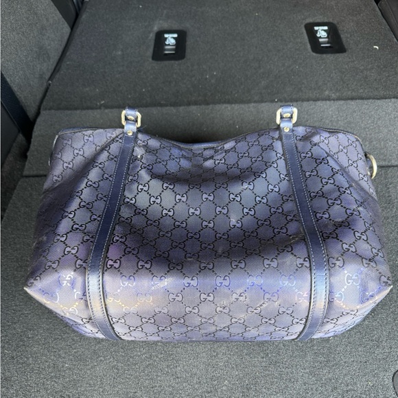 Authentic Metallic Purple Gucci Tote - Picture 13 of 15